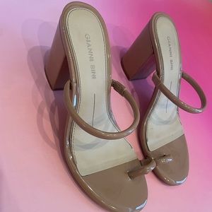 GIANNI BINI 3inch nude heels 7.5